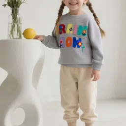 LULU & SKY Girls Embroidered Sweatshirt-picture-19