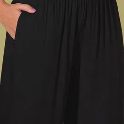 GoSriKi Floral Embroidered Thread Work Straight Kurta with Trousers & Dupatta image 2