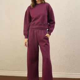 Nun Round Neck Sweatshirt & Trousers Co-ords-picture-26