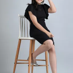 FIXOCRA Puff Sleeve Bodycon Dress image 2