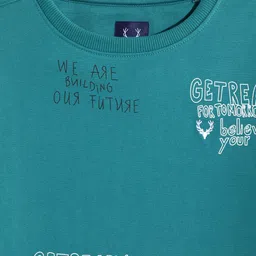 Allen Solly Junior Boys Typography Printed Sweatshirt image 2