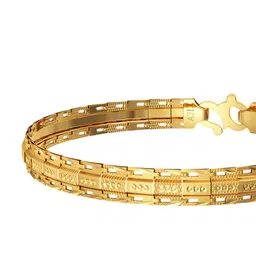 Joyalukkas Men 22Kt Gold Subtle Charm Bracelet - 10.39g image 4