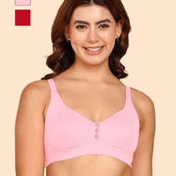 DressBerry Breathable Cotton Plus Size M-Frame Minimiser Non-Padded Bra-picture-15