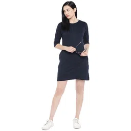 STATUS MANTRA Pack of 2 Round Neck Pure Cotton T-shirt Dresses image 3
