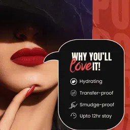 MARS Popstar Non Transfer Long Lasting Matte Liquid Lipstick -Muse-08- 6ml image 4