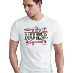 Seekbuylove Men Typography Printed Bio Finish Regular Fit Round Neck T-shirt image 5