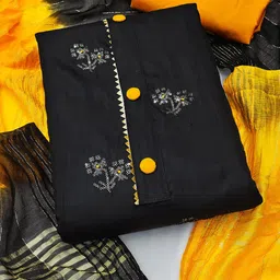 SAINOOR Embroidered Pure Silk Unstitched Dress Material-picture-10