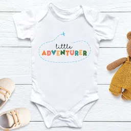 Lillypupp Infants Printed Pure Cotton Bodysuit image 5