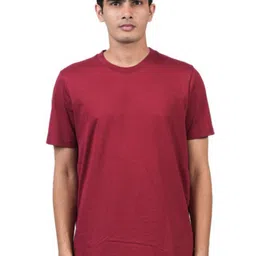 EcoLove Men Dry Tech Solid Round Neck Cotton T-shirt-picture-34