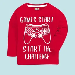 KUCHIPOO Boys Pack Of 5 Regular Fit Full Sleeves Cotton T-Shirts image 3