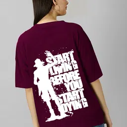 kintu parantu Women Printed Applique T-shirt-image-81