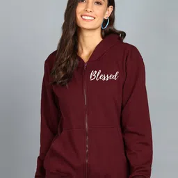 FALTU.CO Women Printed Hooded Sweatshirt-picture-19