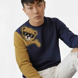 Try This Men Colourblocked Sweatshirt-picture-28