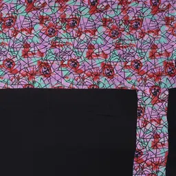 Garden Vareli Abstract Printed Pure Georgette Saree image 4