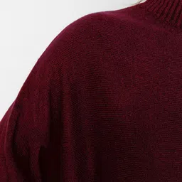 Trendyol Women Ribbed High Neck Long Sleeves Pullover image 3