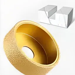 helmik Vaccum Brazed Square Shape Groove Wheel , Edge Flat Grinding Wheel 10mm, Granite Polishing Tool, Abrasive France Wet Grinding Polishing Tool Non-magnetic Line Level-picture-19