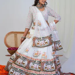 DMP FASHION Ethnic Motifs Print A-Line Maxi Dress image 5