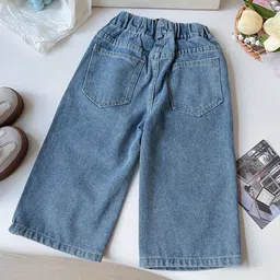 StyleCast x Revolte Girls Slim Fit Mid-Rise Mildly Distressed Heavy Fade Applique Jeans image 2