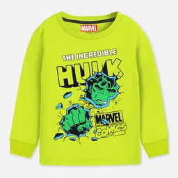 Marvel by Miss and Chief Boys Hulk Printed T-Shirt With Track Pant image 2
