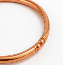 Naveen Metal Works Unisex Copper kada/bracelet - Copp002 - 6CM | Copper bracelet-picture-21