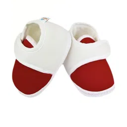 NESKA MODA Kids Cotton Velcro Booties image 3