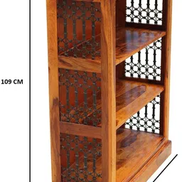 havenzhome Solid Wood Open Book Shelf image 4