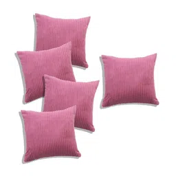 RD TREND Rose Set of 5 Striped Square Cushion Covers image 2