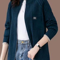 StyleCast Women Long Sleeves Round Neck Cardigan image 2
