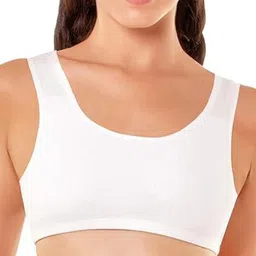 BRAAFEE Girls Pack of 4 Multicolour Solid Non Padded Full Coverage Bra image 4