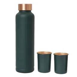 INTERNATIONAL GIFT Green Single Copper Solid Water Bottle-picture-32