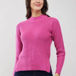 FableStreet Women Cable Knit Pullover Sweater-picture-18