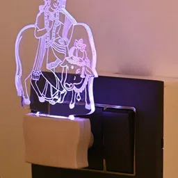 1ST TIME Red & White Printed Acrylic Abstract Shaped Shaped Wall Lamp-picture-38