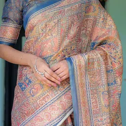 MAHARANI COUTURE Ethnic Motifs Printed Saree image 3