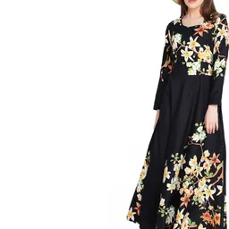 RC NEOEN Floral Print Crepe A-Line Maxi Dress-picture-31