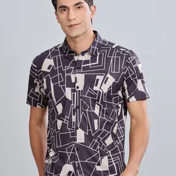 BULLMER Men Standard Opaque Printed Casual Shirt image 2