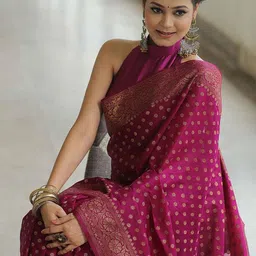 bigben textile Woven Design Zari Banarasi Saree image 3