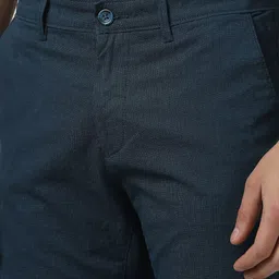 Van Heusen Sport Men Checked Regular Fit Cotton Trouser image 5