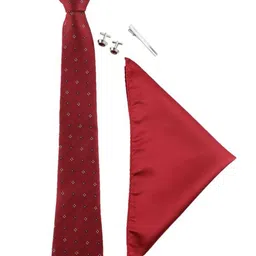 Alvaro Castagnino Men Accessory Gift Set of Tie Cufflinks Pocket Square image 3