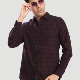 Bene Kleed Checked Cotton Spread Collar Casual Shirt image 3