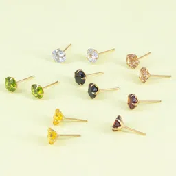 PRIVIU Circular Studs Earrings image 2