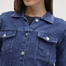 The Roadster Life Co. Spread Collar Denim Jacket image 3