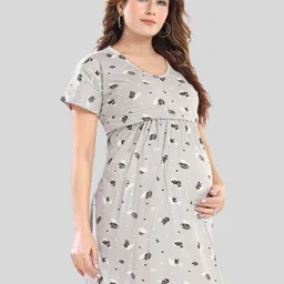 Fabme Printed Nightdress image 3