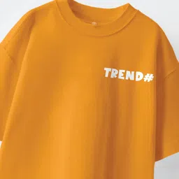 CODEZ Boys Drop-Shoulder Sleeves Pure Cotton T-shirt image 3