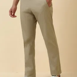 Allen Solly Men Solid Slim Fit Trousers image 3
