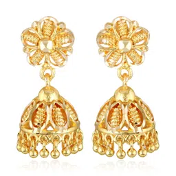 VIVASTRI Women Gold-Plated Alloy Earrings image 4