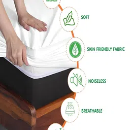 OyO Baby White Terry Water Resistant Mattress Protector image 3