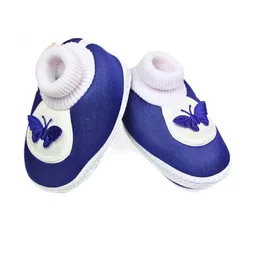 NESKA MODA Kids Set of 3 Cotton Butterfly Booties image 3