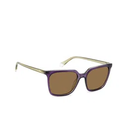 Polaroid Women Brown Lens & Purple Rectangle Sunglasses with UV Protected Lens-image-54