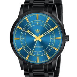 CRESTELLO Men Dial & Straps Analogue Watch CR-BLK027-BLU-CH image 2