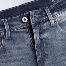 Flying Machine Men Authentics Straight Fit Mid-Rise Light Fade Stretchable Jeans image 2